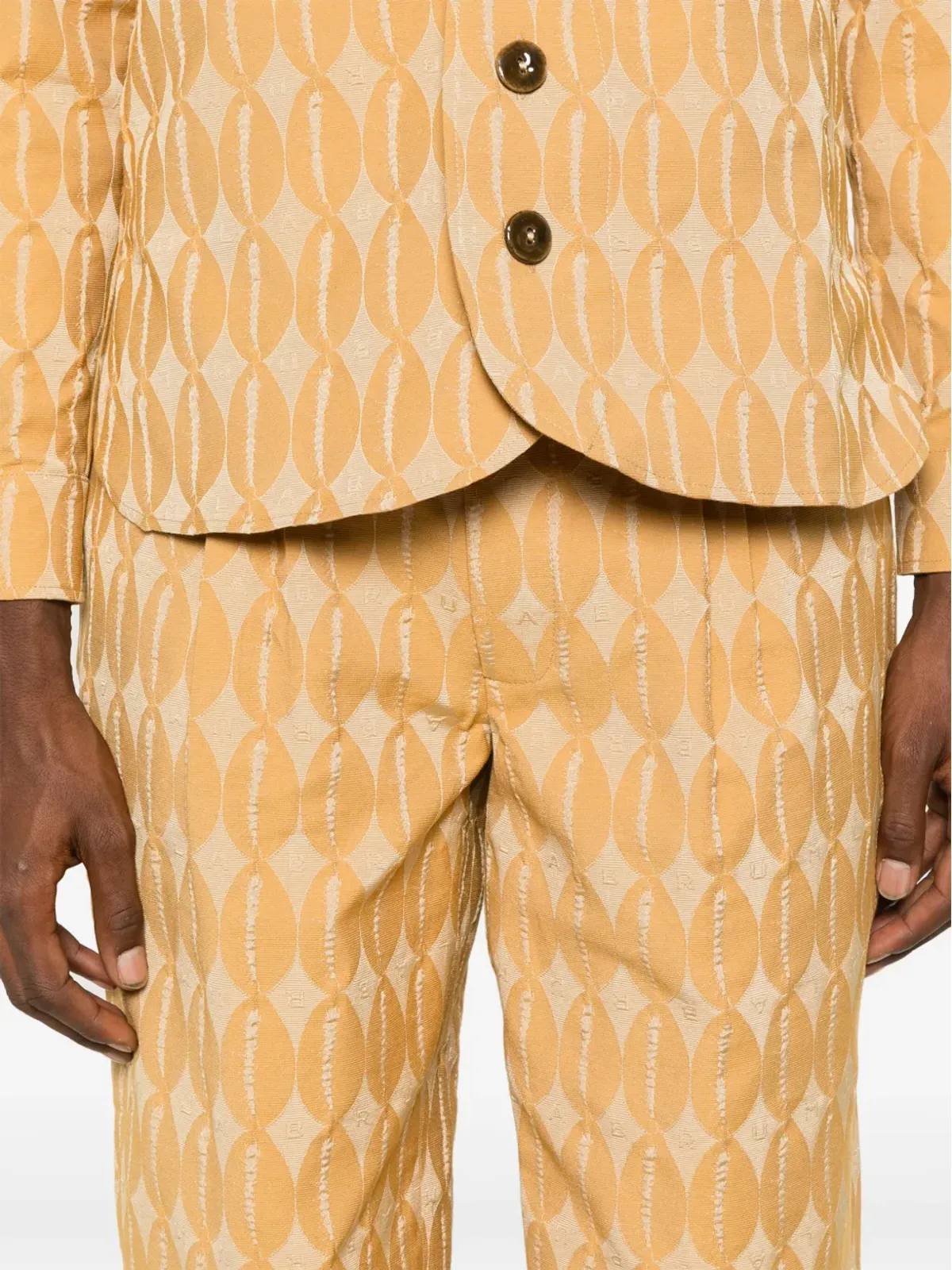 Labrum London モノグラムジャカード トラウザーズ - 画像5