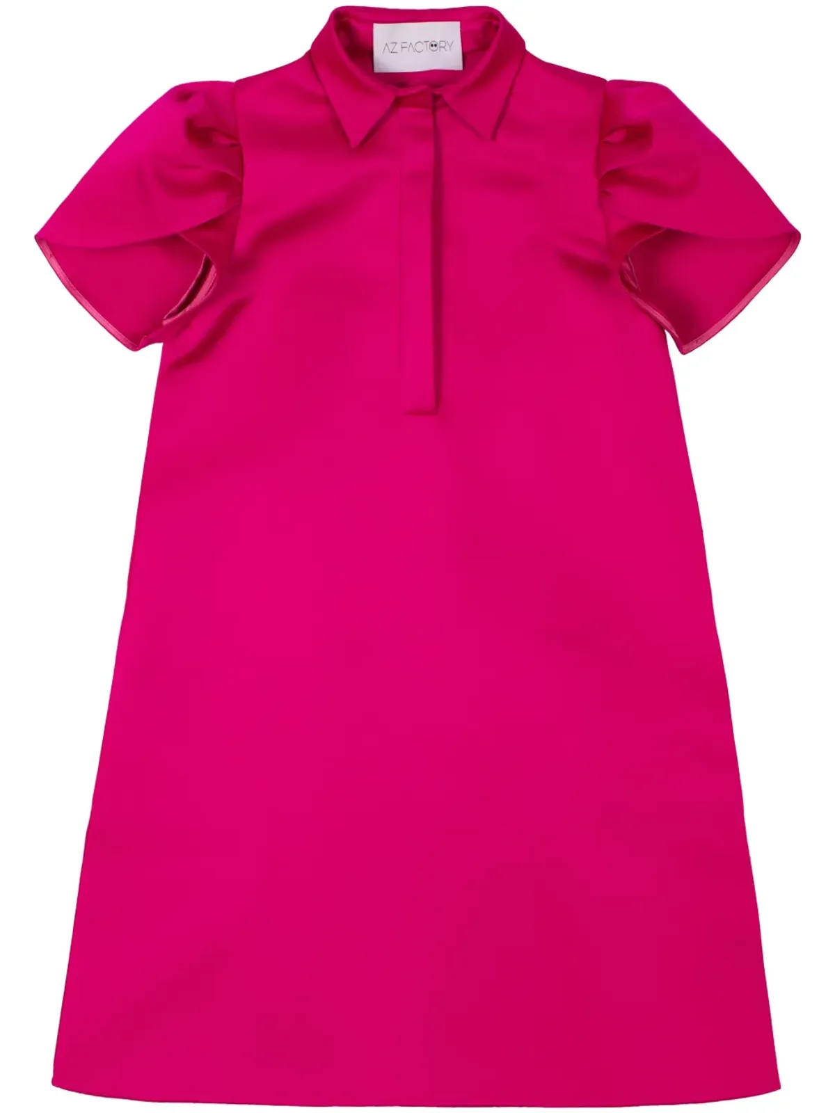 AZ FACTORY Zinnia ruffled sleeves dress - Pink - 画像1