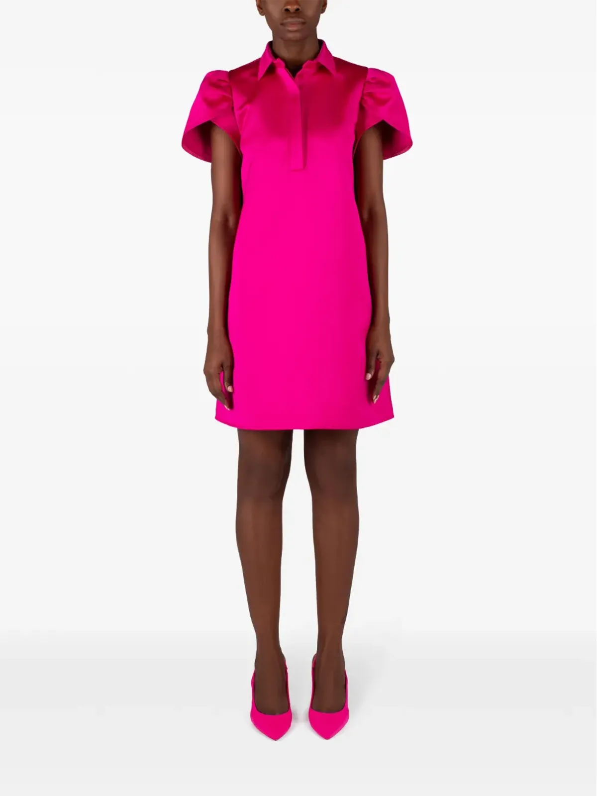 AZ FACTORY Zinnia ruffled sleeves dress - Pink - 画像2