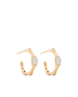 Missoma マグマ 18K リサイクルゴールドヴェルメイユ フープピアス - サムネイル1
