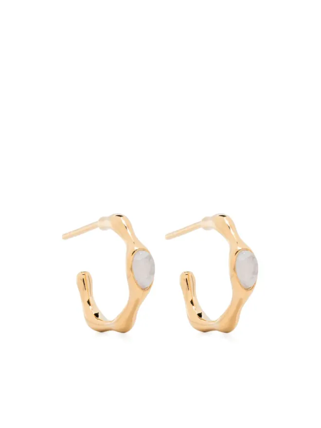 Missoma Missoma マグマ 18K リサイクルゴールドヴェルメイユ フープピアスの商品画像