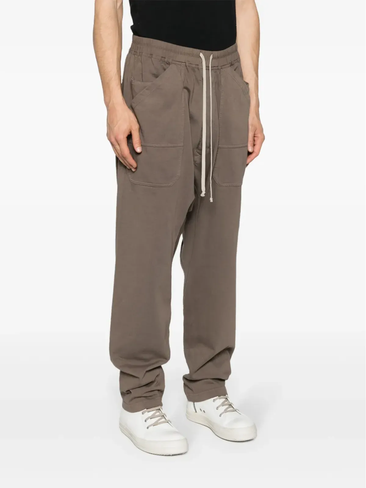 Rick Owens DRKSHDW クラシック カーゴ ドロップクロッチ パンツ ブラウン - 画像3