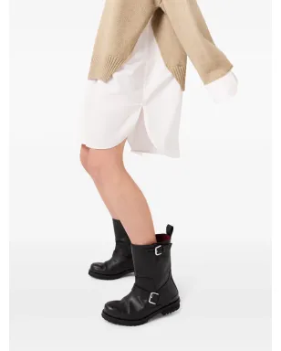 Stella McCartney Trace バックルディテール ブーツ - ブラック - サムネイル5