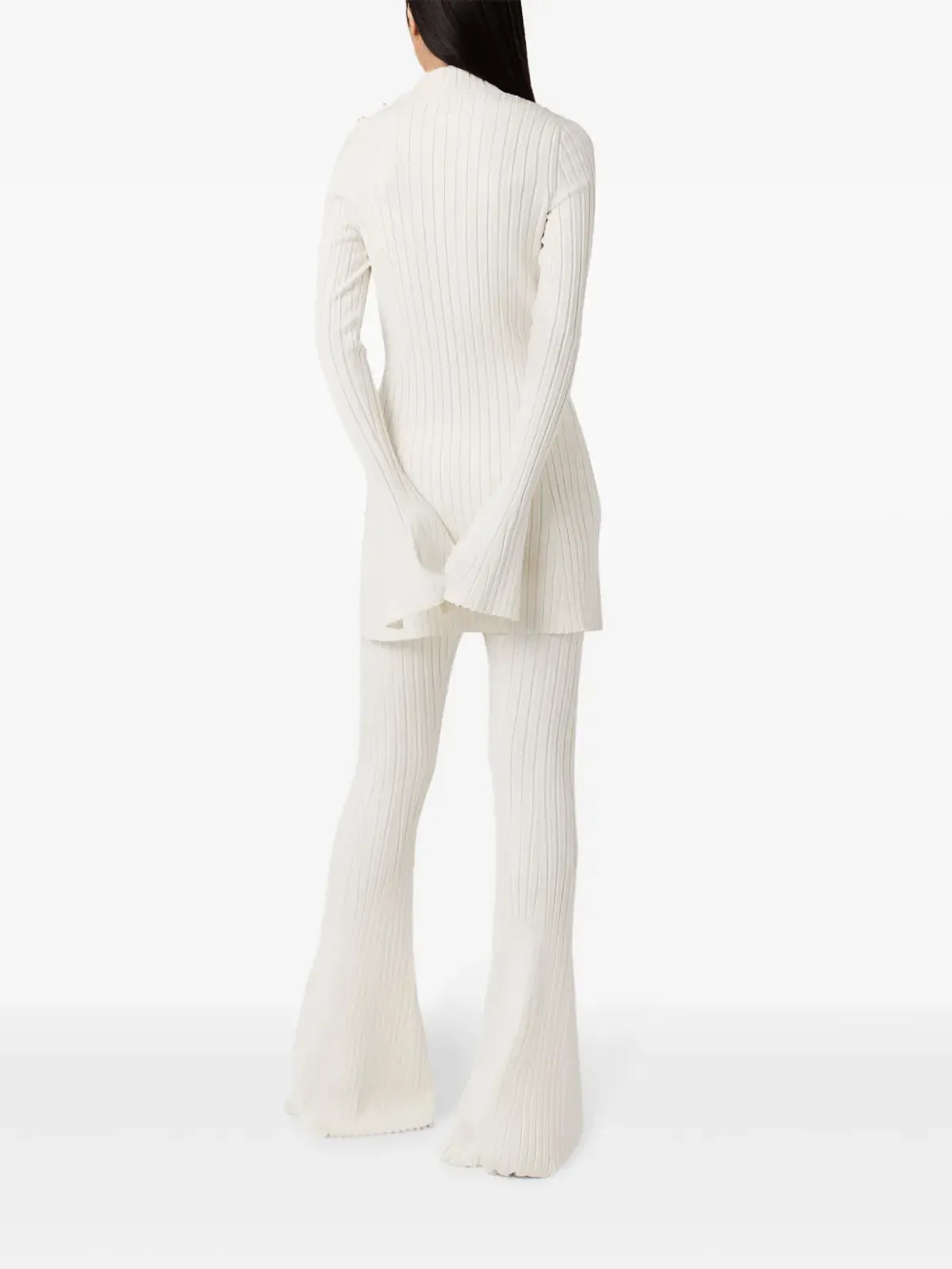 Stella McCartney リブ編みニットセーター - ホワイト - 画像3