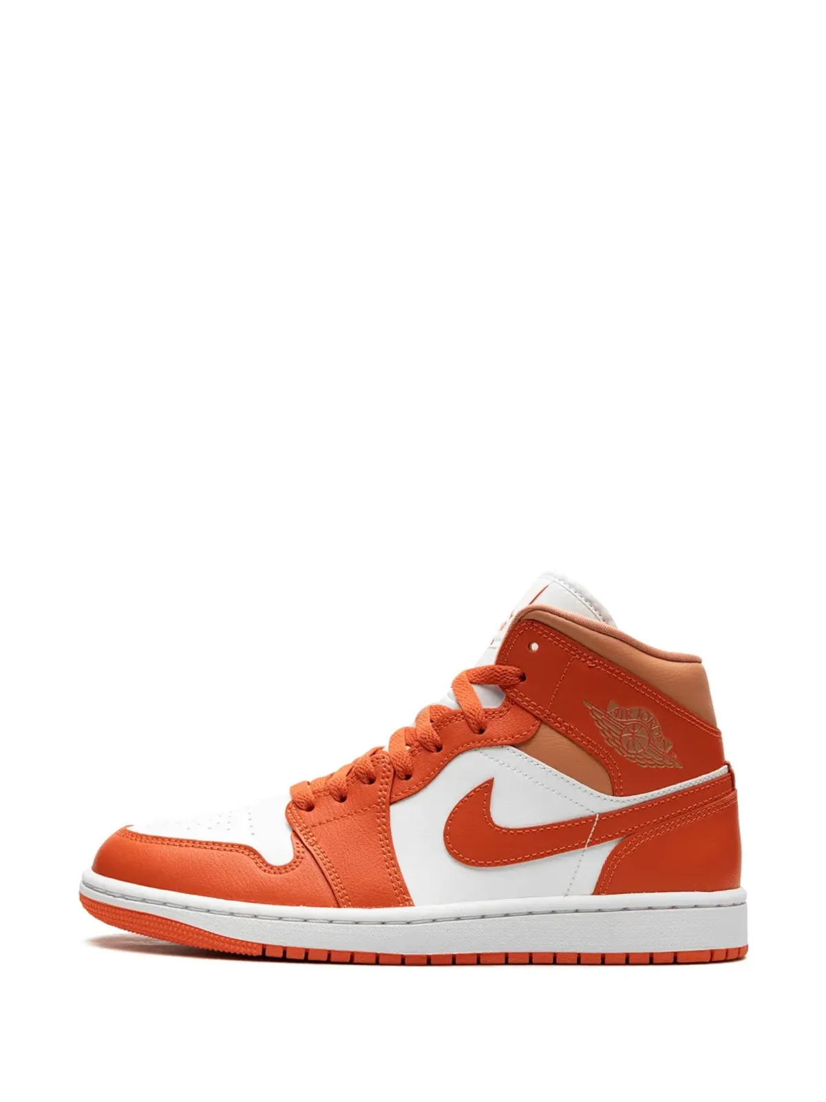 Jordan エア ジョーダン 1 ミッド "Cosmic Clay" スニーカー レッド - 画像5