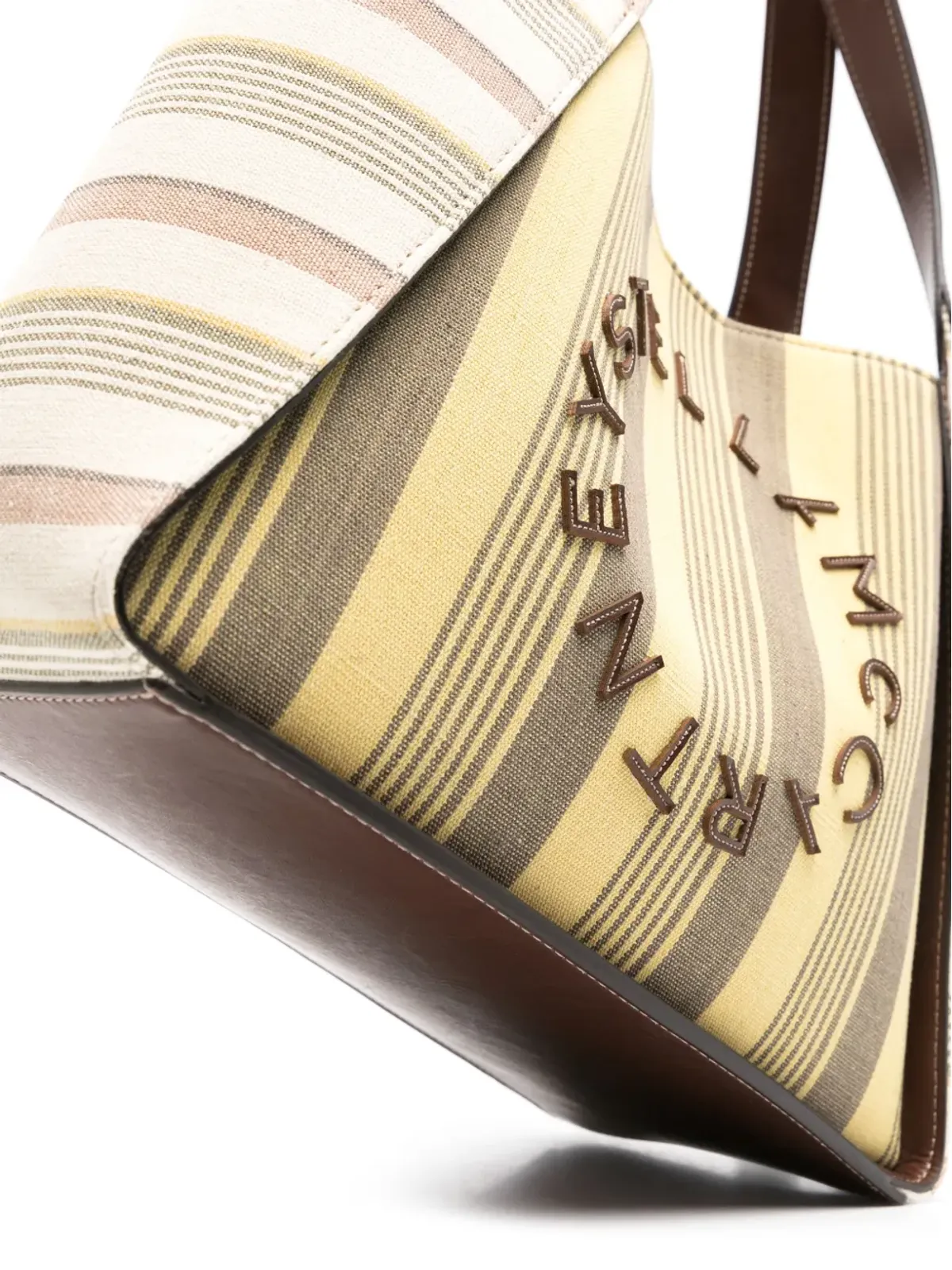 Stella McCartney ストライプ トートバッグ - 画像4