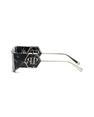 Philipp Plein Eyewear ローズ・ヴィーナス レクタンギュラーフレーム サングラス - サムネイル3