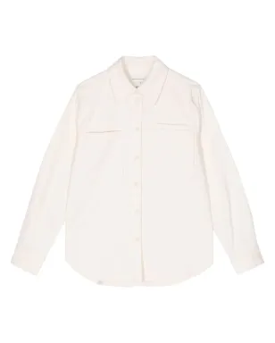 Maison Kitsuné パッチポケット コットンシャツ - Neutrals - サムネイル1