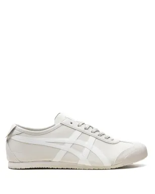 Onitsuka Tiger Mexico 66 グレー／クリーム レザースニーカー - サムネイル1