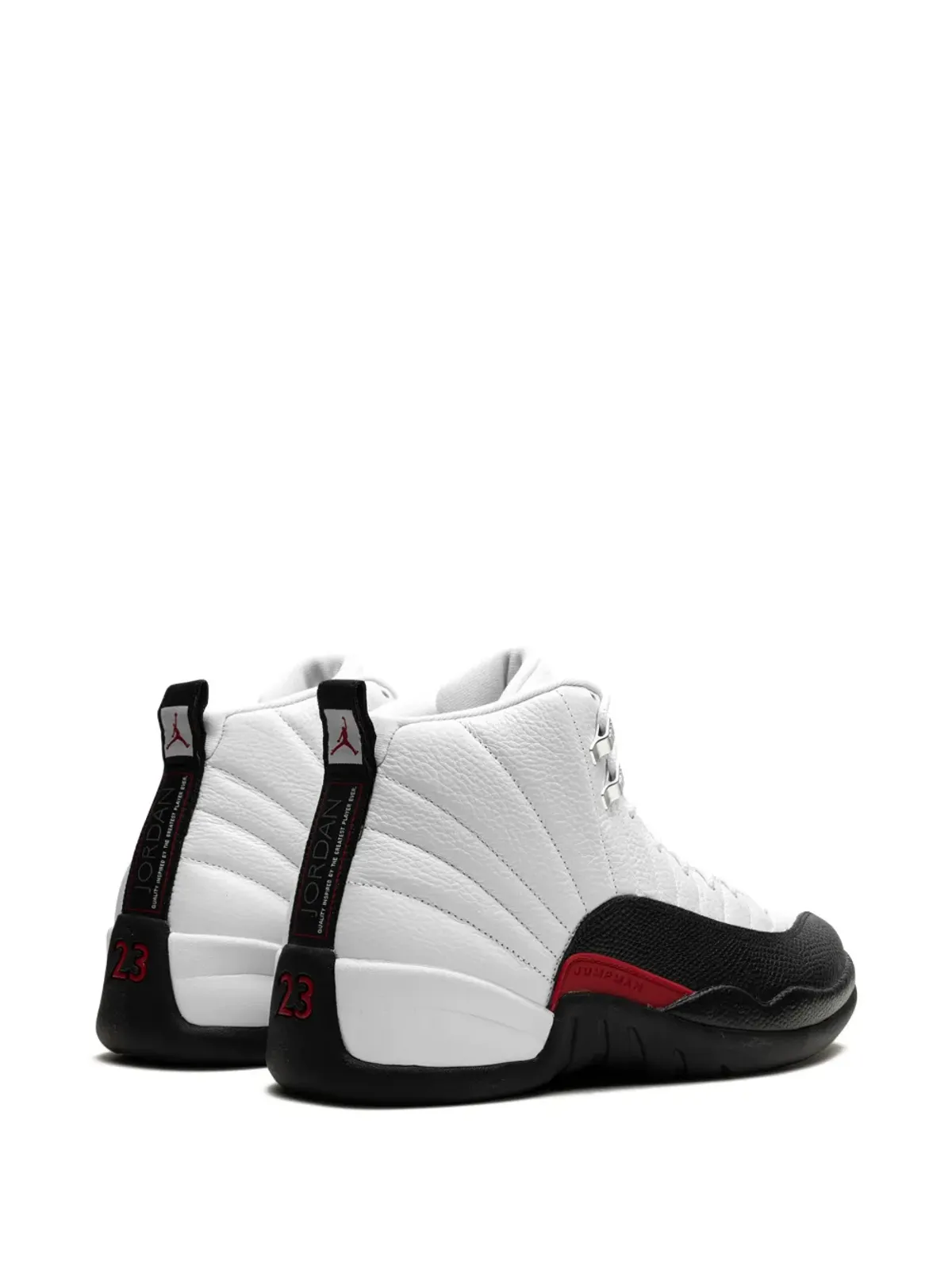 Jordan エアジョーダン12「レッドタクシー」スニーカー - ホワイト - 画像3