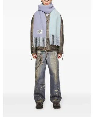 Acne Studios フリンジロゴスカーフ - サムネイル5