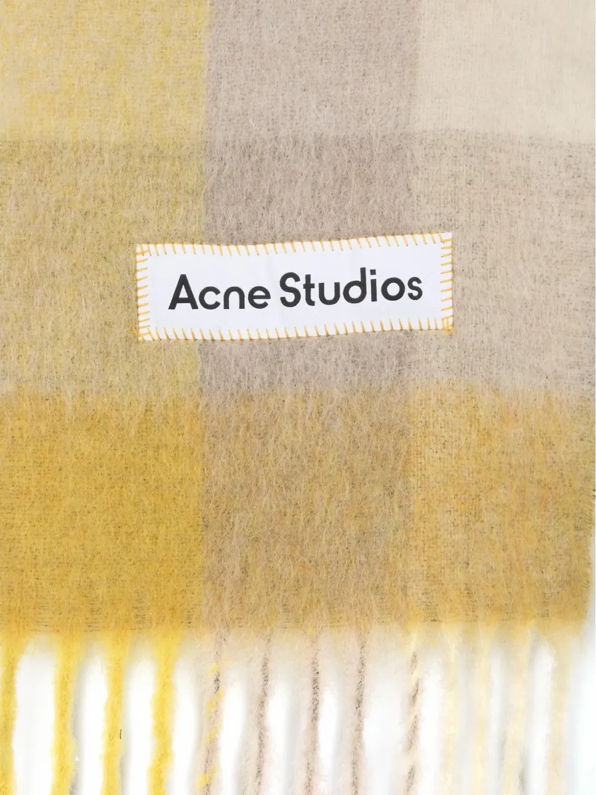 Acne Studios チェック柄スカーフ - 画像2