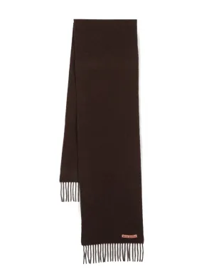 Acne Studios ロゴパッチスカーフ - サムネイル1