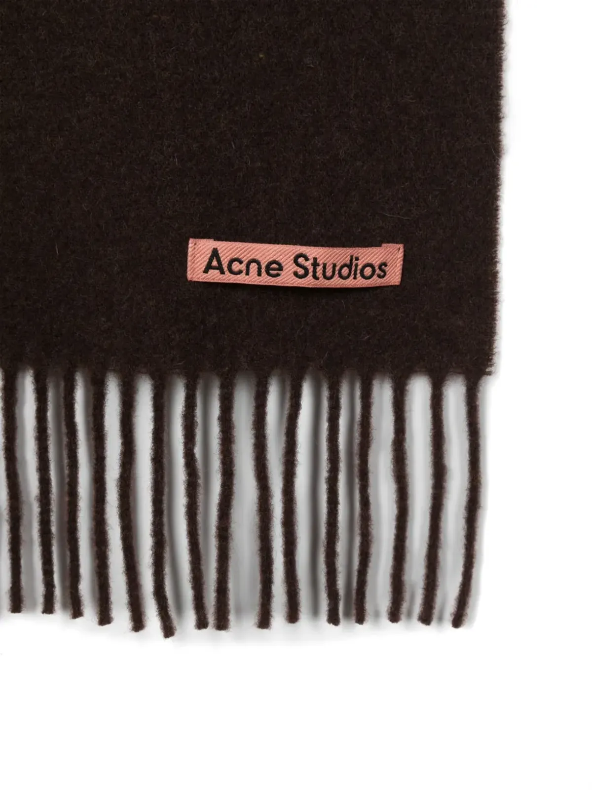 Acne Studios ロゴパッチスカーフ - 画像2