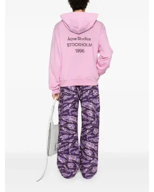 Acne Studios ロゴプリント distressed フーディ - サムネイル2