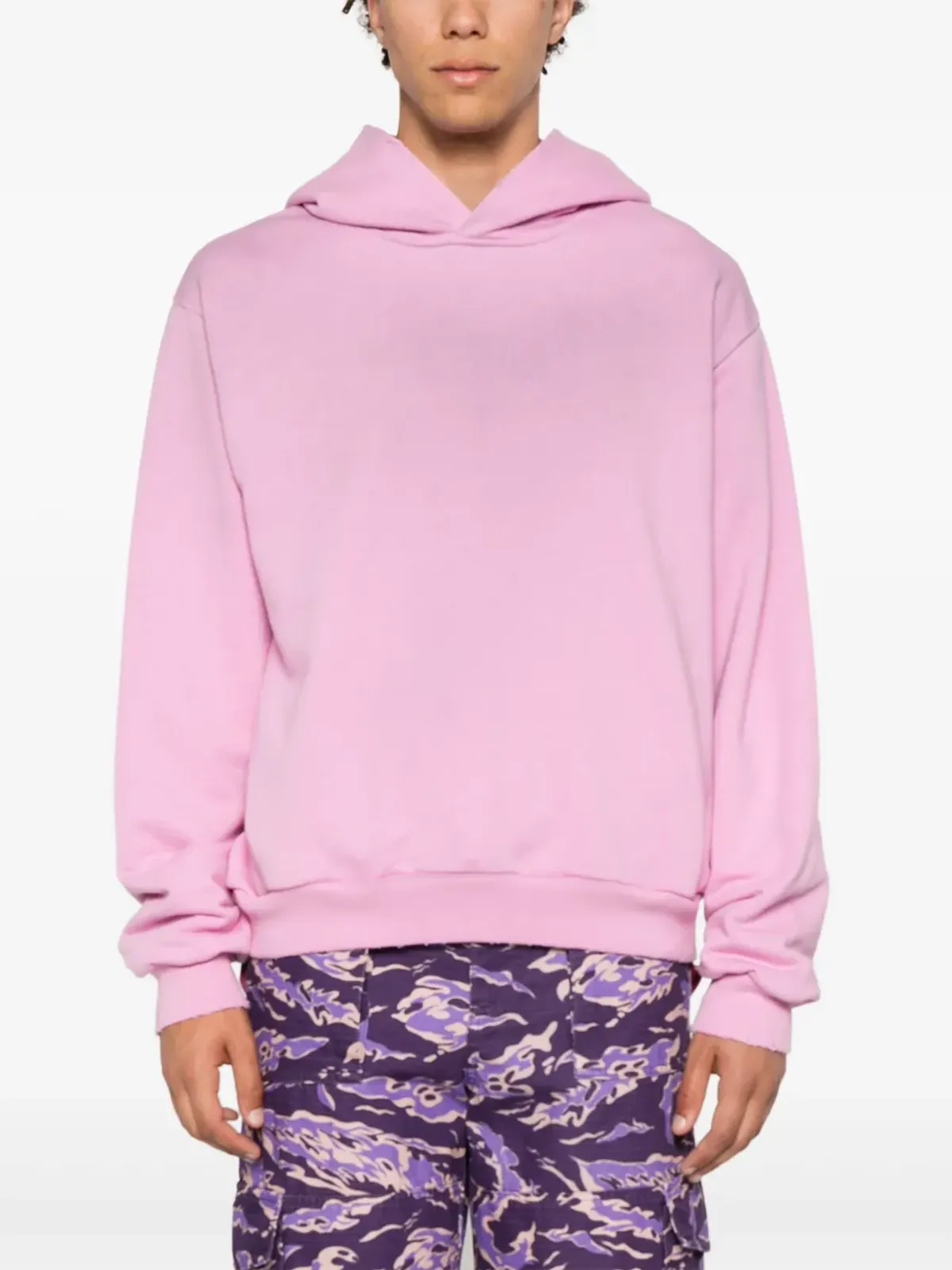 Acne Studios ロゴプリント distressed フーディ - 画像4