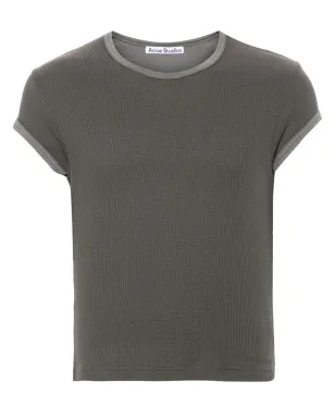 Acne Studios ワッフルニットコットンTシャツ - サムネイル1