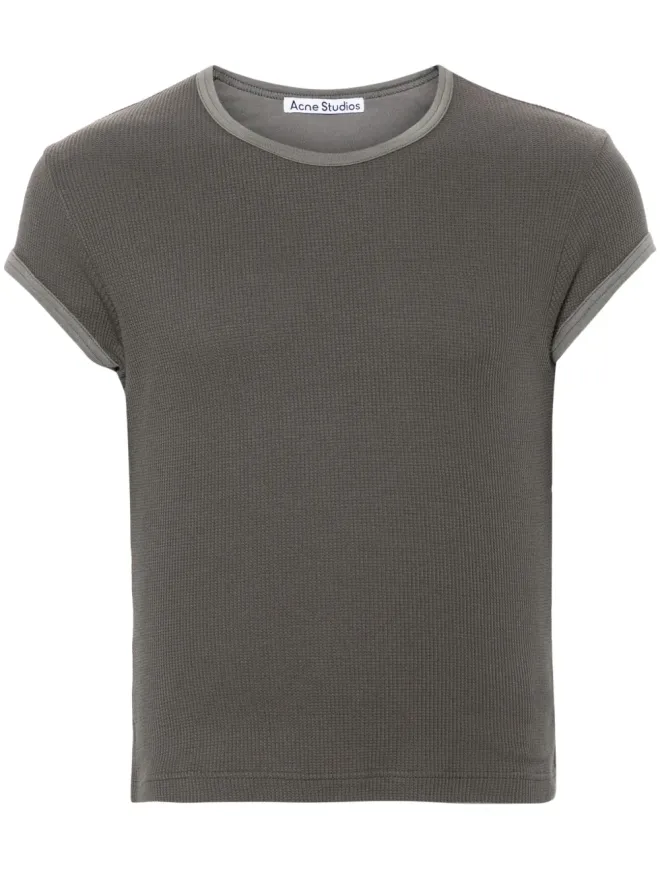Acne Studios Acne Studios ワッフルニットコットンTシャツの商品画像
