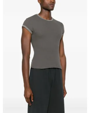 Acne Studios ワッフルニットコットンTシャツ - サムネイル4