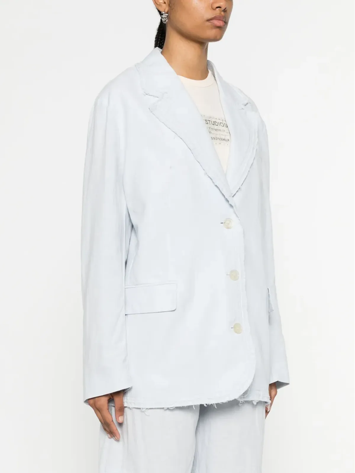 Acne Studios シングルブレストブレザー - 画像3