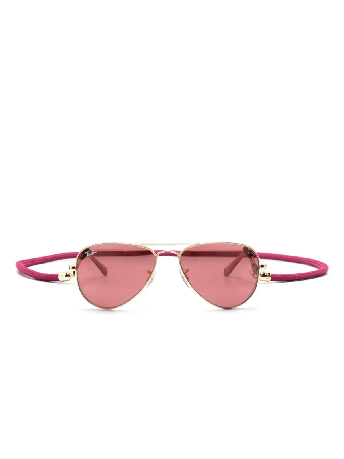 RAY-BAN JUNIOR アビエーターフレームサングラス - 画像1