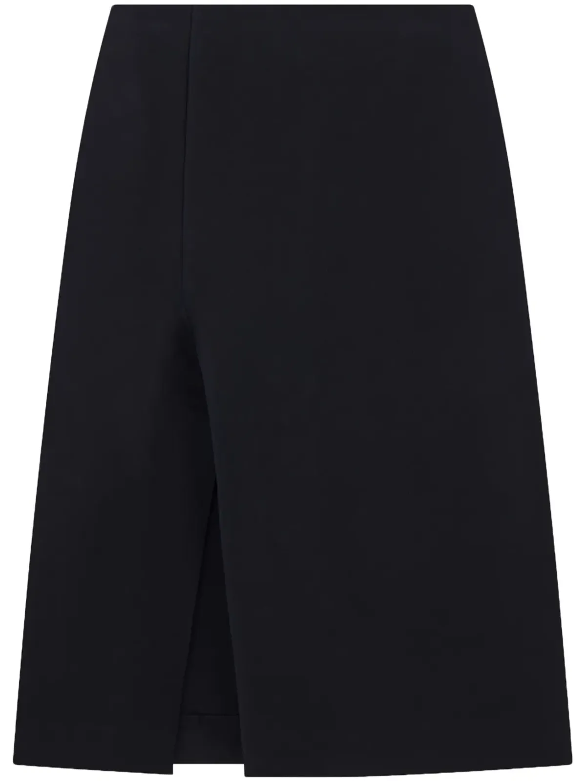 Stella McCartney スリット入りオーガニックコットン スカート - 画像1