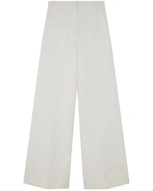 Stella McCartney ハイライズ・フレア ウールパンツ - ホワイト - サムネイル1