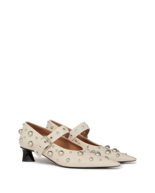 Stella McCartney Elsa スタッズ付きパンプス - ナチュラルカラー - サムネイル2