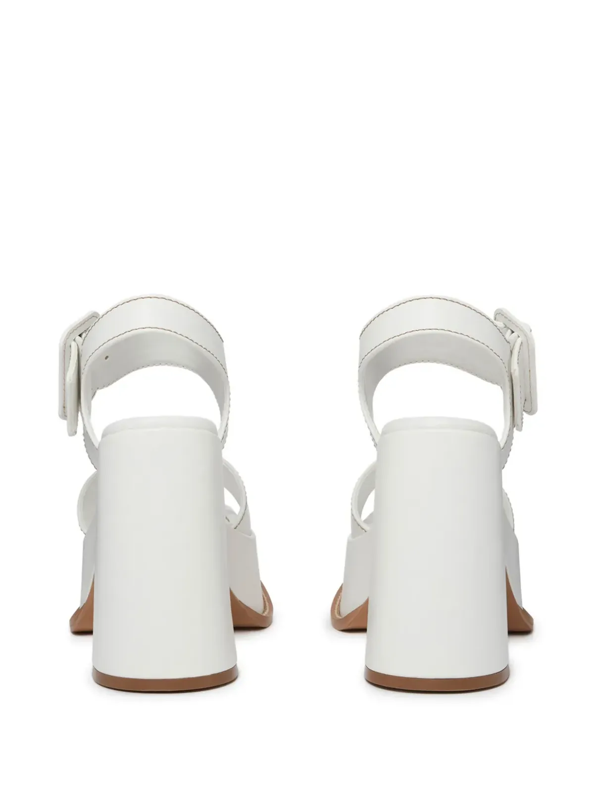 Stella McCartney Skyla 125mm プラットフォームサンダル ホワイト - 画像3