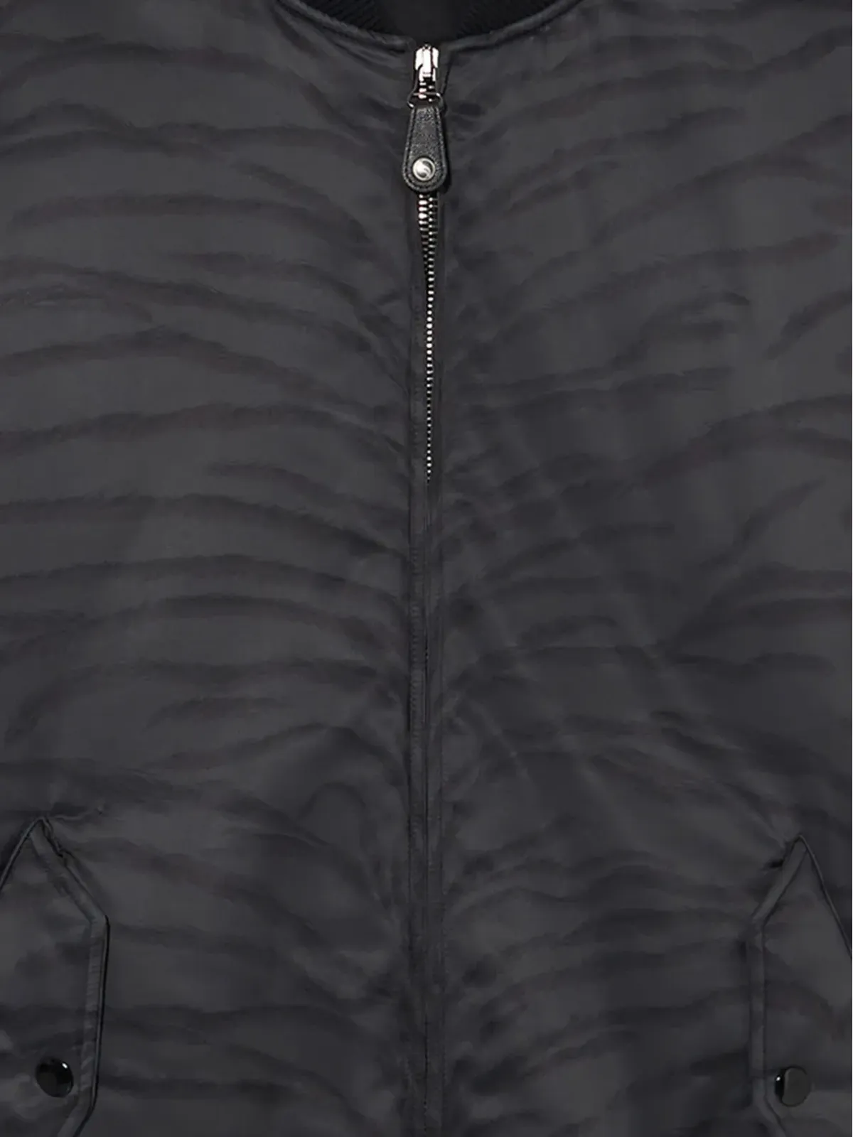 Stella McCartney タイガープリント ボンバージャケット - ブラック - 画像2