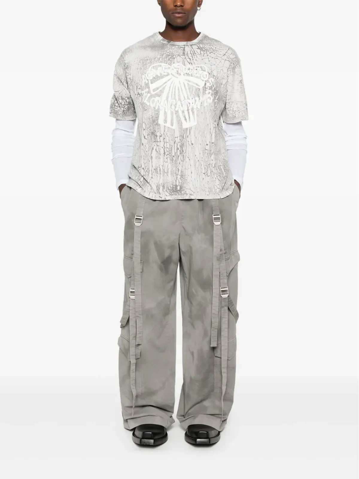 Acne Studios プラスター柄Tシャツ - 画像2