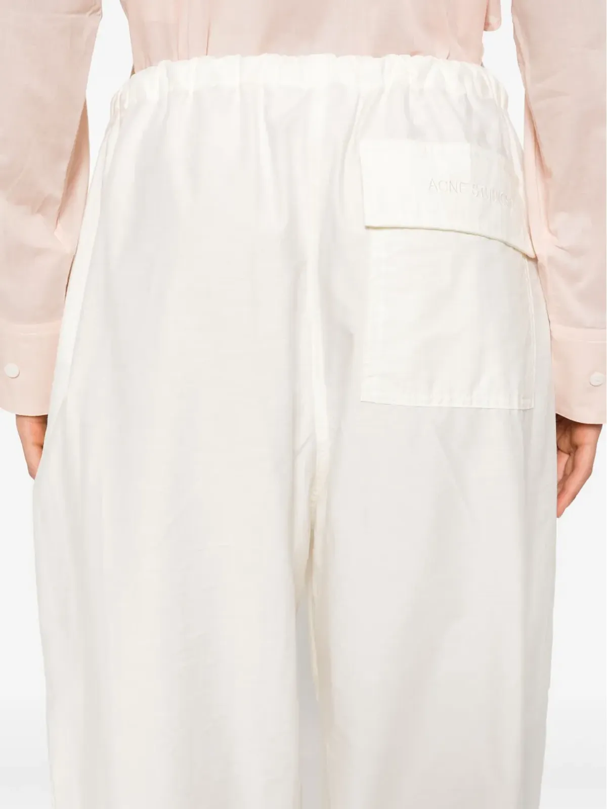 Acne Studios ドローストリング・ワイドレッグパンツ - 画像5