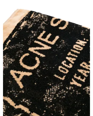 Acne Studios ロゴジャカード ビーチタオル - サムネイル2