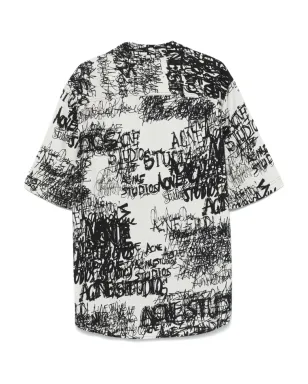 Acne Studios プリントボタンアップシャツ（グレー） - サムネイル2