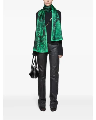 Acne Studios 抽象柄スカーフ - サムネイル4