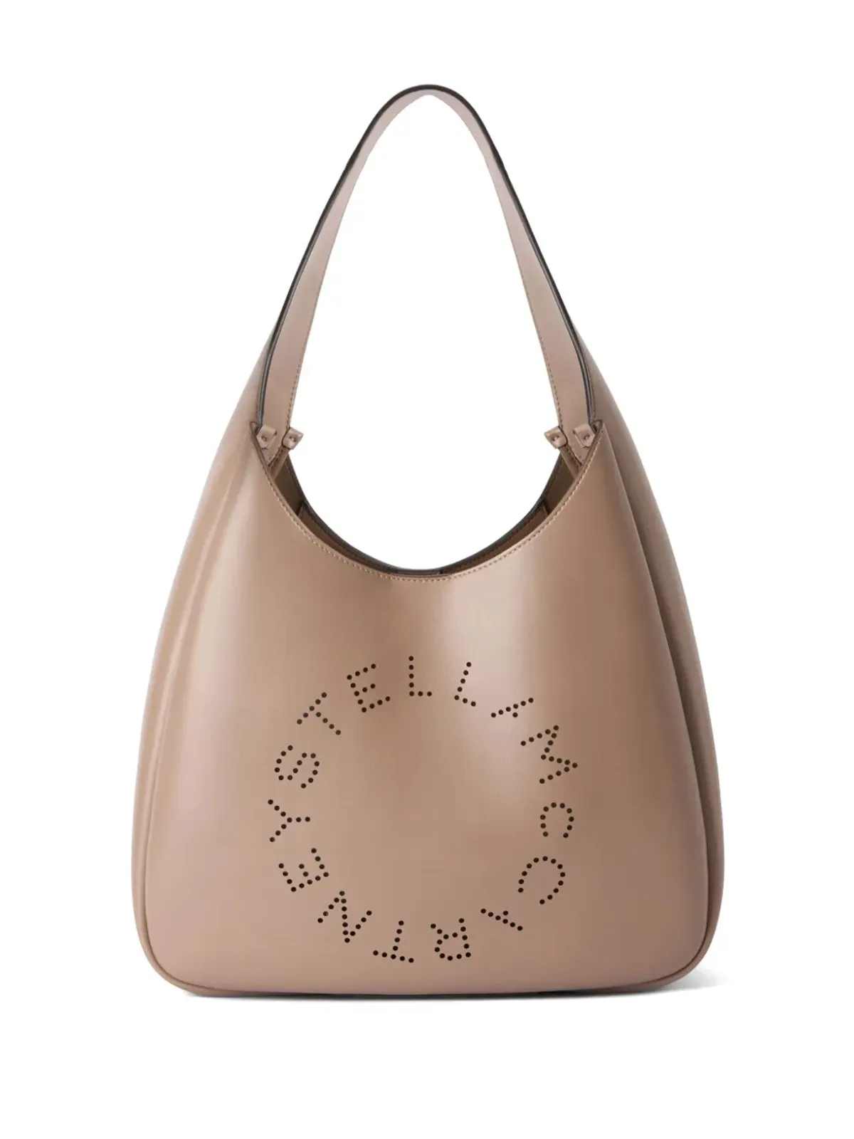 Stella McCartney ロゴ入りスラウチーショルダーバッグ ブラウン - 画像1