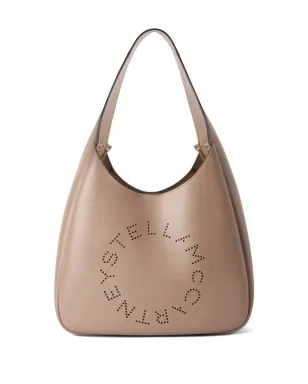Stella McCartney ロゴ入りスラウチーショルダーバッグ ブラウン - サムネイル1