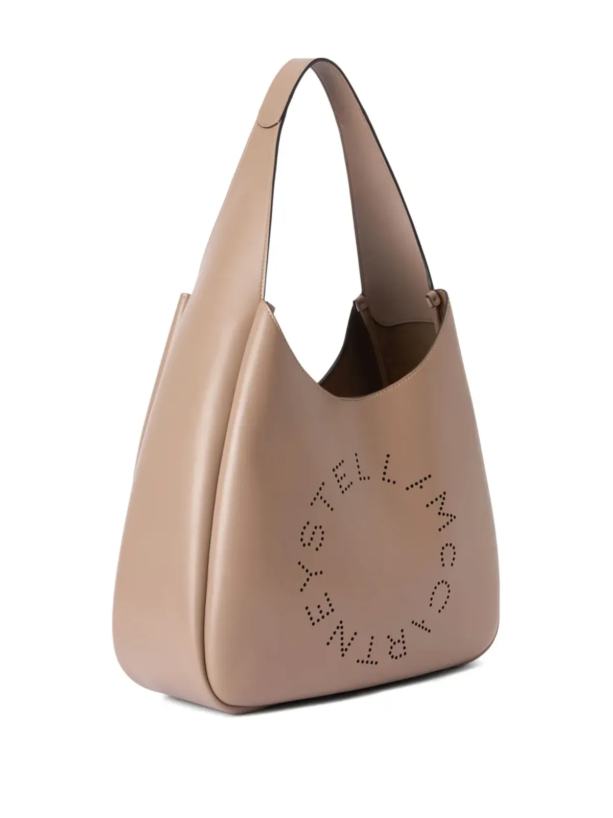 Stella McCartney ロゴ入りスラウチーショルダーバッグ ブラウン - 画像3