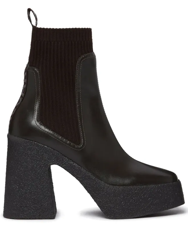 Stella McCartney Stella McCartney Skyla Alter Chelsea ブーツ - ブラックの商品画像