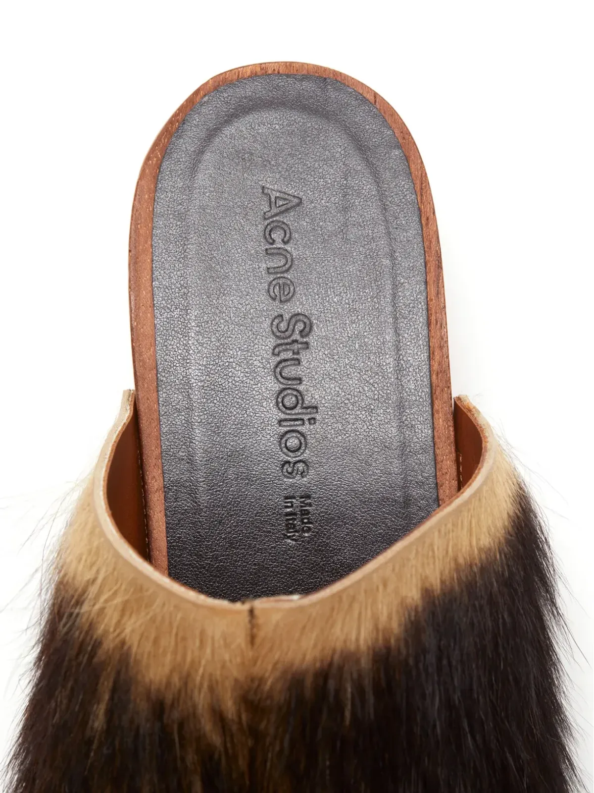 Acne Studios 木製クロッグ - 画像3