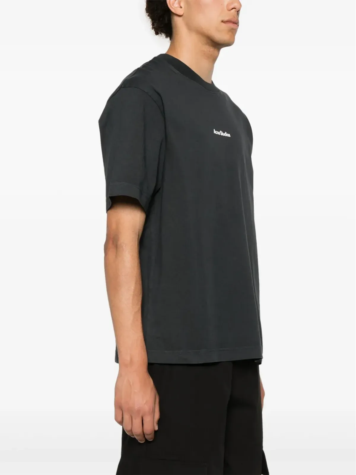 Acne Studios ロゴプリント コットン Tシャツ - 画像4