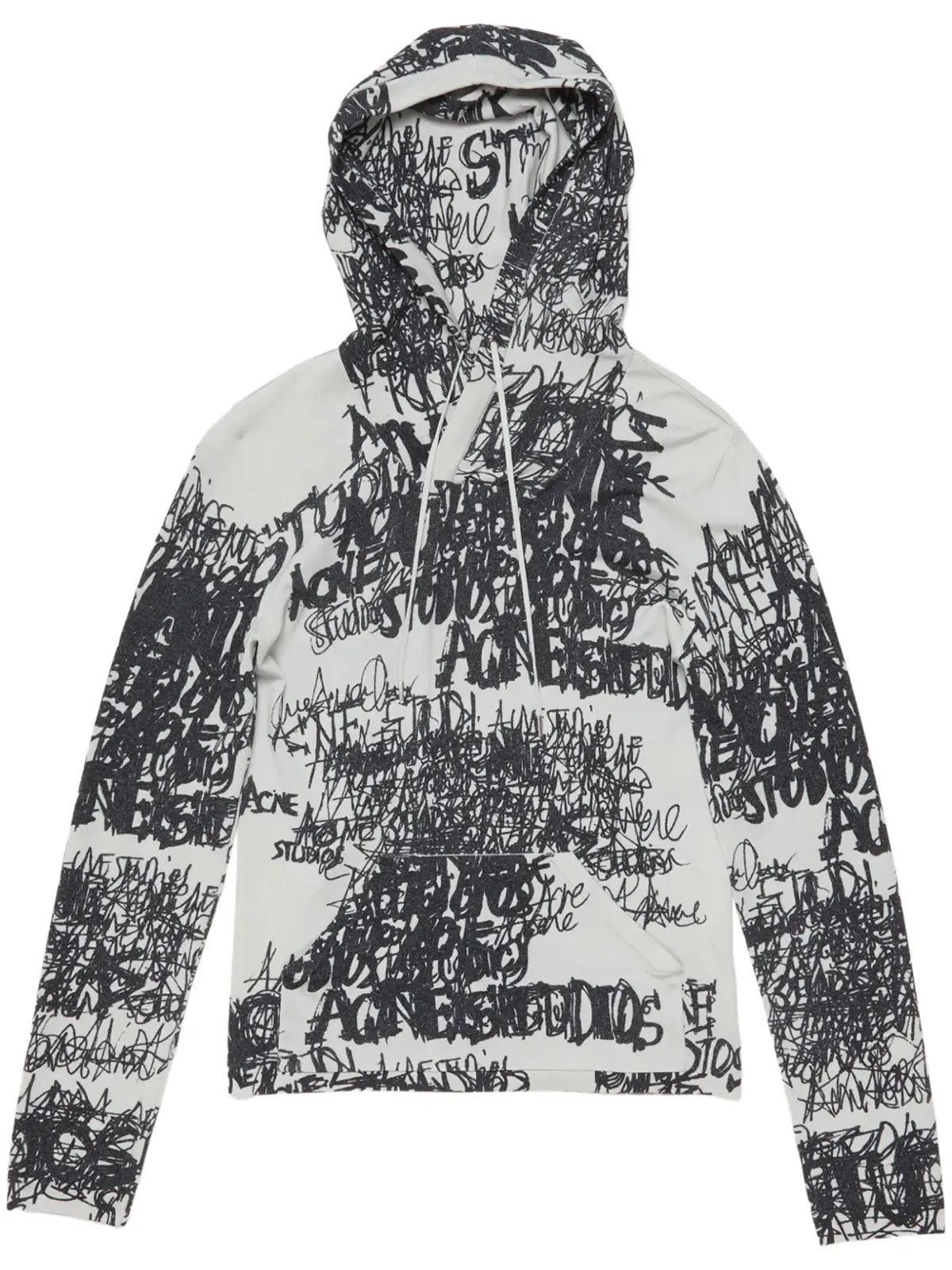 Acne Studios ロゴプリントフーディー - 画像1