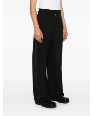 Acne Studios コントラストステッチ テーラードパンツ - ブラック - サムネイル3