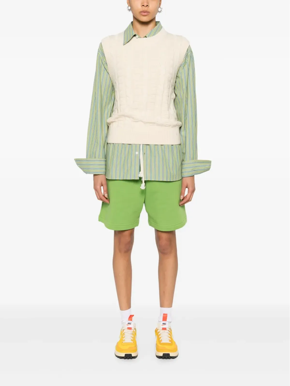Acne Studios フリース トラックショーツ - 画像3