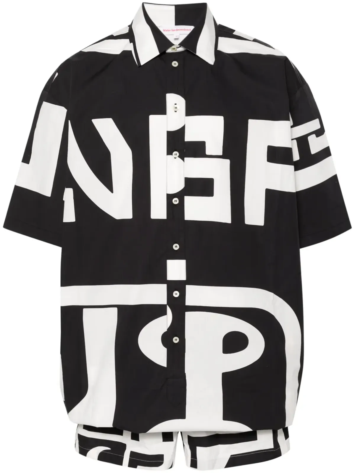 Walter Van Beirendonck シャツ・コンビ・ショーツ・プレイスーツ - ブラック - 画像1