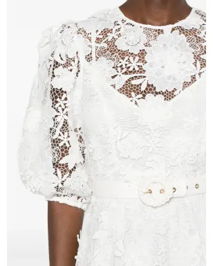 ZIMMERMANN Halliday Lace Flower ミディドレス - サムネイル5
