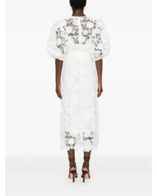 ZIMMERMANN Halliday Lace Flower ミディドレス - サムネイル4