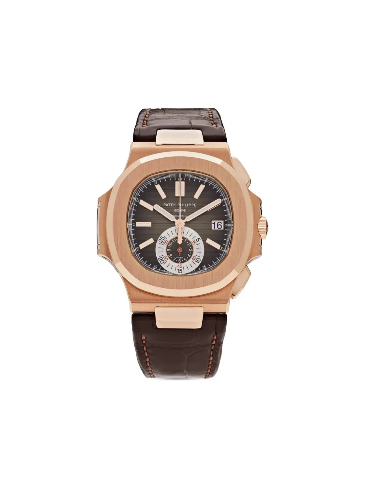 Patek Philippe ノーチラス Tiffany & Co. ブラウン - 画像1