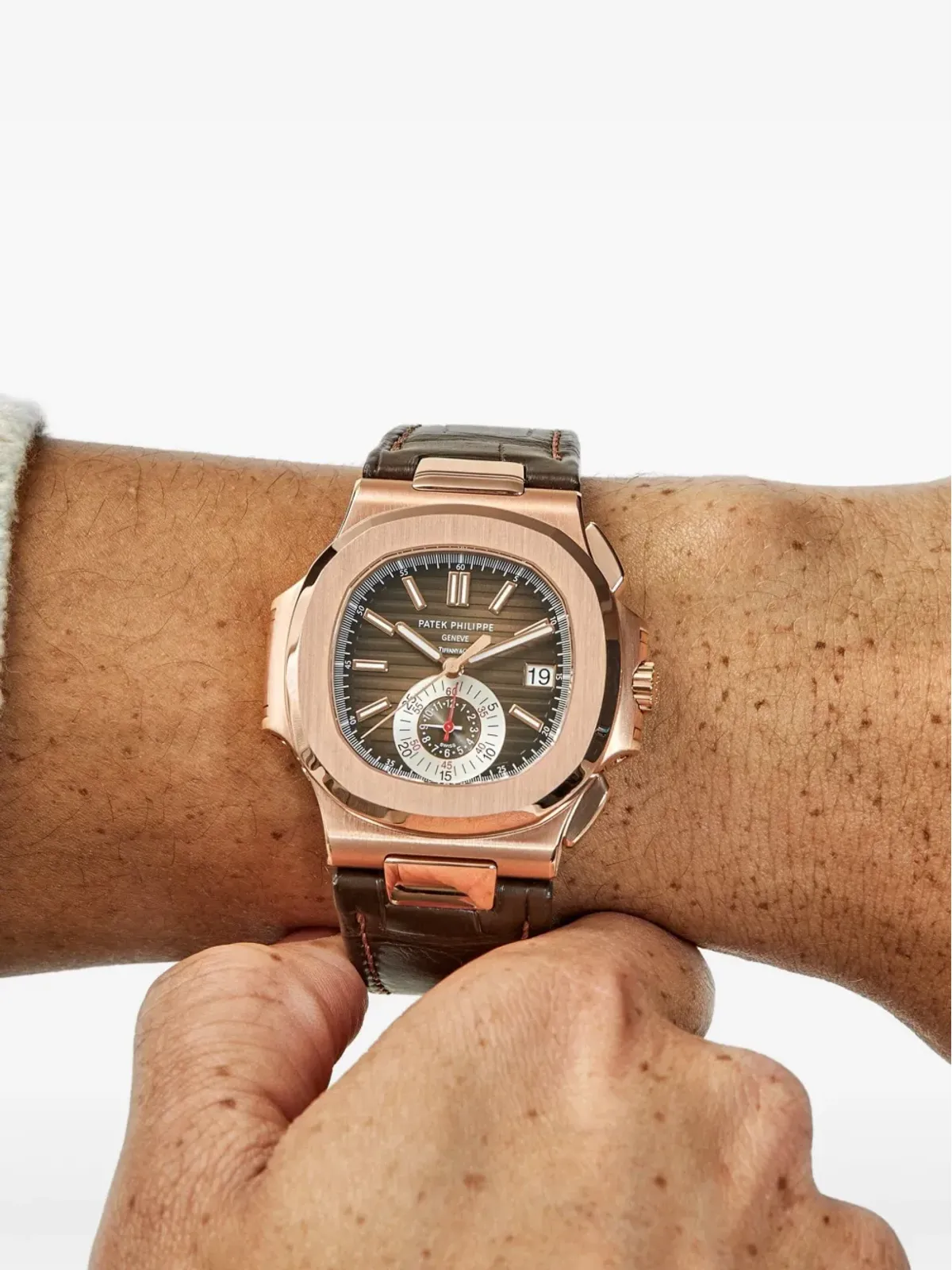 Patek Philippe ノーチラス Tiffany & Co. ブラウン - 画像2