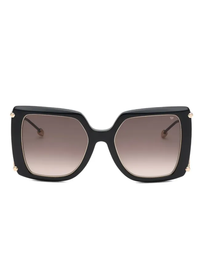 Philipp Plein Eyewear Philipp Plein Eyewear クイーン ジオメトリックフレーム サングラスの商品画像
